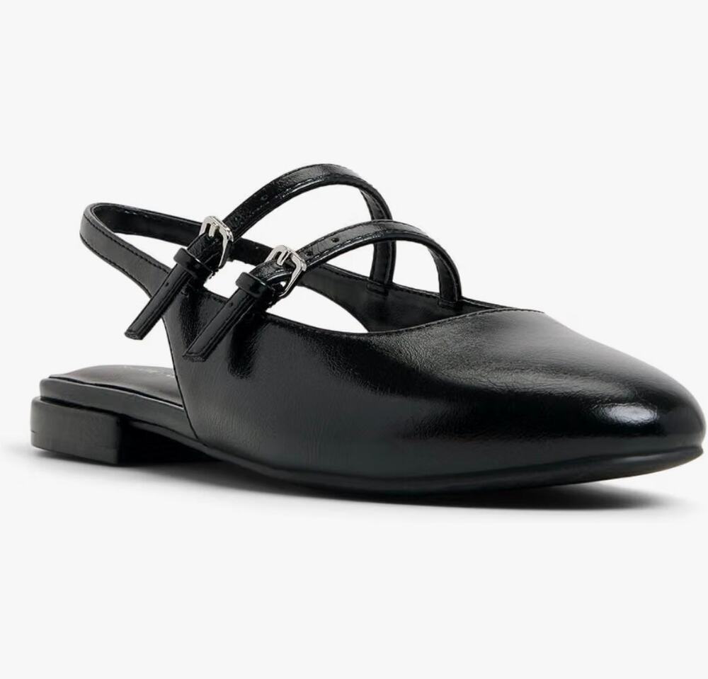 Call It Spring Women's Ophellia Mary Jane Flat, Black, 11